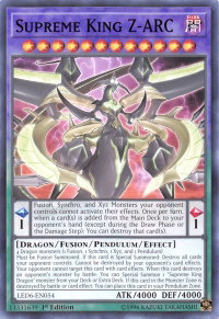 Supreme King Z-ARC - Legendary Duelists: Magical Hero (LED6) #LED6-EN054 - Common / Short Print YuGiOh Trading Card