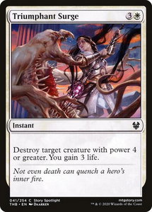 Triumphant Surge - Theros Beyond Death (THB) #41 - Common Magic: The Gathering Trading Card