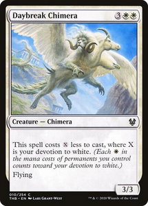 Daybreak Chimera - Theros Beyond Death (THB) #10 - Common Magic: The Gathering Trading Card