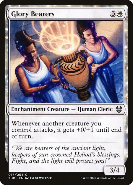 Glory Bearers - Theros Beyond Death Magic: The Gathering trading card