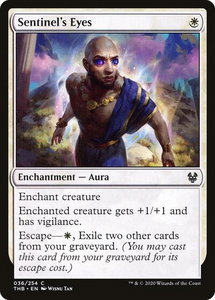 Sentinel's Eyes - Theros Beyond Death (THB) #36 - Common Magic: The Gathering Trading Card