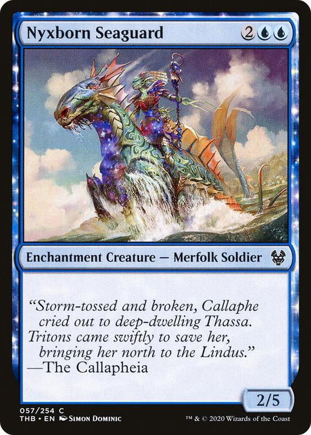Nyxborn Seaguard - Theros Beyond Death Magic: The Gathering trading card