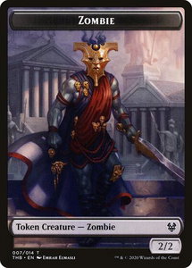 Zombie Token - Theros Beyond Death (THB) #7 - Token Magic: The Gathering Trading Card