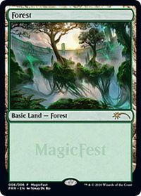 Forest (2020) - MagicFest Cards (MFP) #6 - Land Magic: The Gathering Trading Card