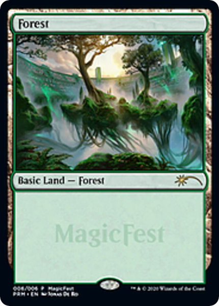 Forest (2020) - MagicFest Cards Magic: The Gathering trading card