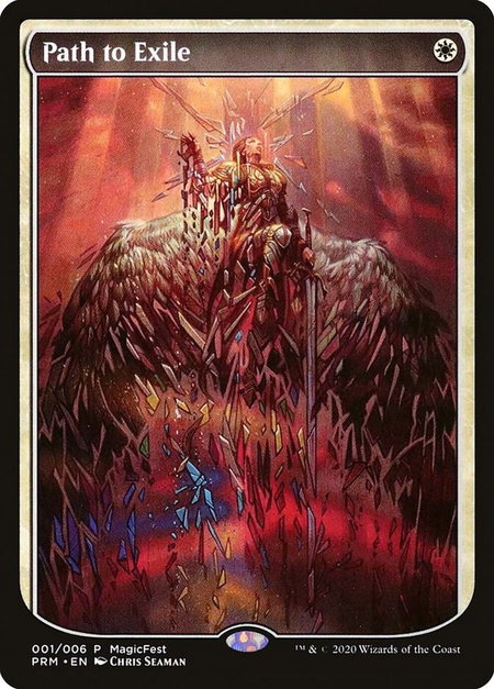 Path to Exile trading card from MagicFest Cards Path to Exile - MagicFest Cards Magic: The Gathering trading card
