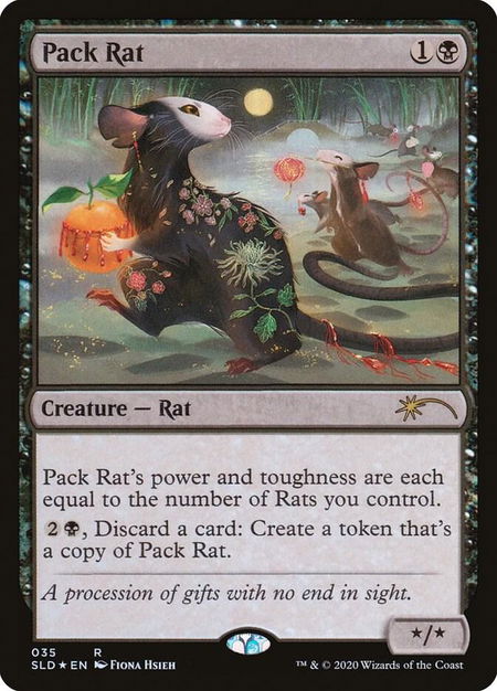 Pack Rat (035) trading card from Secret Lair Drop Series Pack Rat (035) - Secret Lair Drop Series Magic: The Gathering trading card