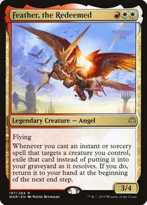 Feather, the Redeemed - Promo Pack: Theros Beyond Death (PPTHB) #197p - Rare Magic: The Gathering Trading Card