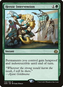 Heroic Intervention - Promo Pack: Theros Beyond Death (PPTHB) #109p - Rare Magic: The Gathering Trading Card