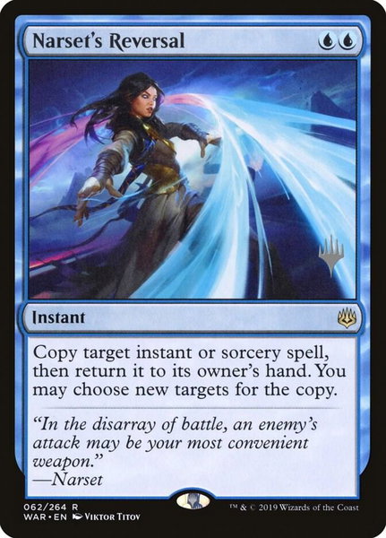 Narset's Reversal - Promo Pack: Theros Beyond Death Magic: The Gathering trading card