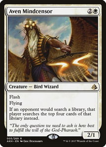 Aven Mindcensor - Promo Pack: Theros Beyond Death (PPTHB) #5p - Rare Magic: The Gathering Trading Card
