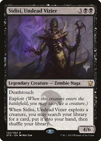 Sidisi, Undead Vizier - Promo Pack: Theros Beyond Death (PPTHB) #120p - Rare Magic: The Gathering Trading Card