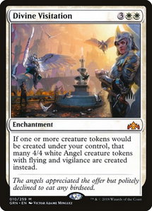 Divine Visitation - Promo Pack: Theros Beyond Death (PPTHB) #10p - Mythic Rare Magic: The Gathering Trading Card