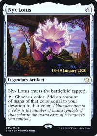 Nyx Lotus - Prerelease Cards (PRE) #235s - Rare Magic: The Gathering Trading Card