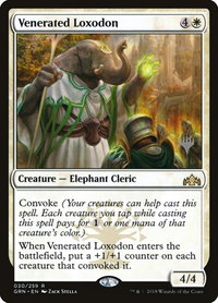 Venerated Loxodon - Promo Pack: Theros Beyond Death (PPTHB) #30p - Rare Magic: The Gathering Trading Card