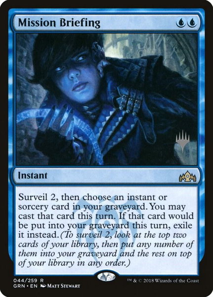 Mission Briefing - Promo Pack: Theros Beyond Death Magic: The Gathering trading card