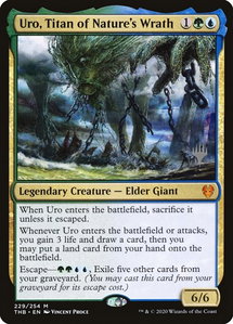 Uro, Titan of Nature's Wrath - Promo Pack: Theros Beyond Death (PPTHB) #229p - Mythic Rare Magic: The Gathering Trading Card