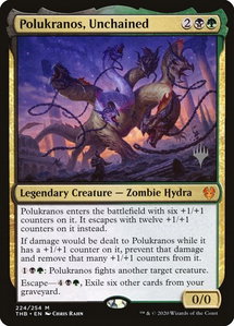 Polukranos, Unchained - Promo Pack: Theros Beyond Death (PPTHB) #224p - Mythic Rare Magic: The Gathering Trading Card