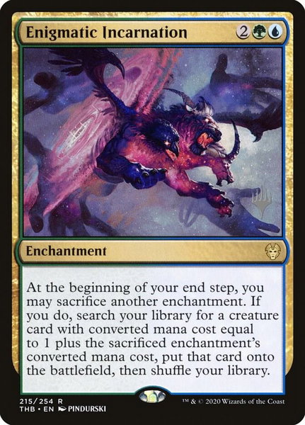Enigmatic Incarnation - Promo Pack: Theros Beyond Death Magic: The Gathering trading card