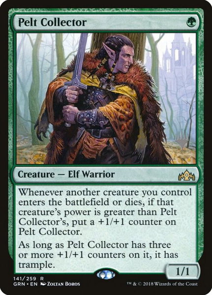 Pelt Collector trading card from Promo Pack: Theros Beyond Death Pelt Collector - Promo Pack: Theros Beyond Death Magic: The Gathering trading card