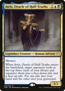 Atris, Oracle of Half-Truths - Promo Pack: Theros Beyond Death (PPTHB) #209p - Rare Magic: The Gathering Trading Card