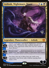 Ashiok, Nightmare Muse - Promo Pack: Theros Beyond Death (PPTHB) #208p - Mythic Magic: The Gathering Trading Card