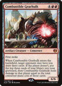 Combustible Gearhulk - Promo Pack: Theros Beyond Death (PPTHB) #112p - Mythic Rare Magic: The Gathering Trading Card