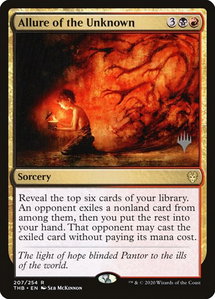 Allure of the Unknown - Promo Pack: Theros Beyond Death (PPTHB) #207p - Rare Magic: The Gathering Trading Card