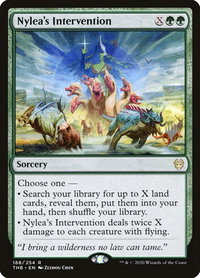 Nylea's Intervention - Promo Pack: Theros Beyond Death (PPTHB) #188p - Rare Magic: The Gathering Trading Card