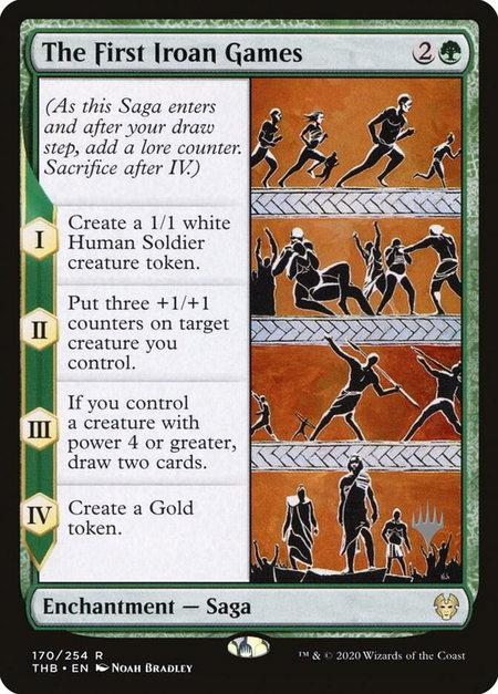 The First Iroan Games - Promo Pack: Theros Beyond Death Magic: The Gathering trading card