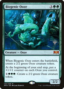 Biogenic Ooze - Promo Pack: Theros Beyond Death (PPTHB) #122p - Mythic Rare Magic: The Gathering Trading Card