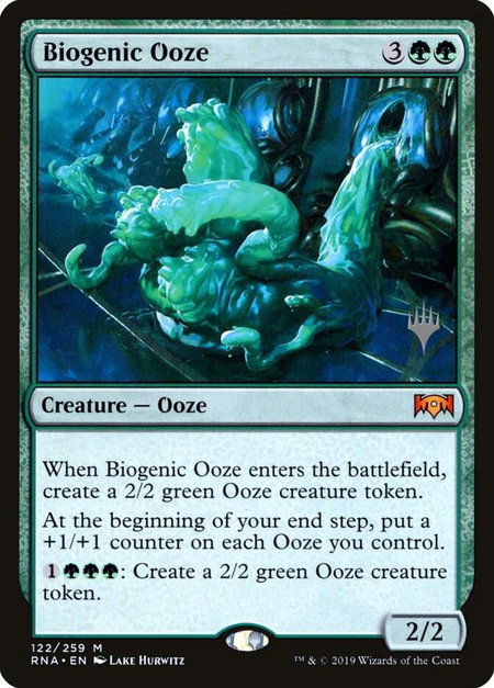 Biogenic Ooze trading card from Promo Pack: Theros Beyond Death Biogenic Ooze - Promo Pack: Theros Beyond Death Magic: The Gathering trading card