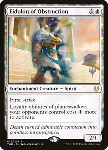 Eidolon of Obstruction - Promo Pack: Theros Beyond Death (PPTHB) #12p - Rare Magic: The Gathering Trading Card