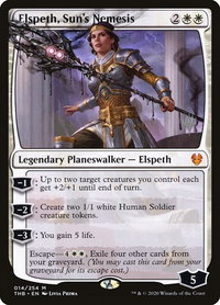 Elspeth, Sun's Nemesis - Promo Pack: Theros Beyond Death (PPTHB) #14p - Mythic Magic: The Gathering Trading Card