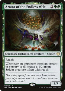 Arasta of the Endless Web - Promo Pack: Theros Beyond Death (PPTHB) #165p - Rare Magic: The Gathering Trading Card
