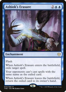 Ashiok's Erasure - Promo Pack: Theros Beyond Death (PPTHB) #43p - Rare Magic: The Gathering Trading Card