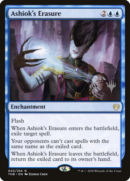 Ashiok's Erasure - Promo Pack: Theros Beyond Death Magic: The Gathering trading card