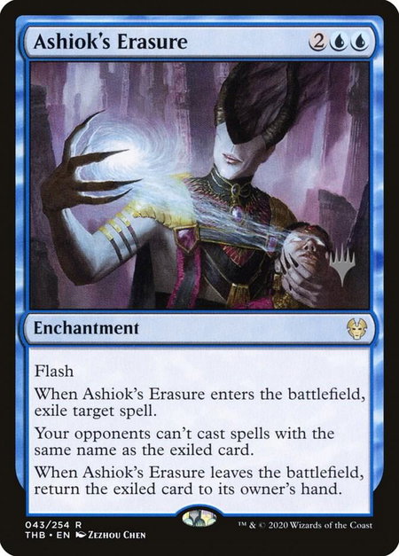 Ashiok's Erasure - Promo Pack: Theros Beyond Death Magic: The Gathering trading card