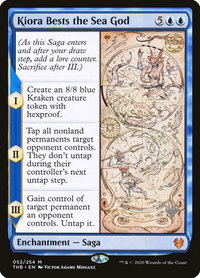 Kiora Bests the Sea God - Promo Pack: Theros Beyond Death (PPTHB) #52p - Mythic Magic: The Gathering Trading Card