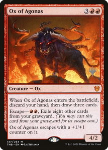 Ox of Agonas - Promo Pack: Theros Beyond Death (PPTHB) #147p - Mythic Rare Magic: The Gathering Trading Card