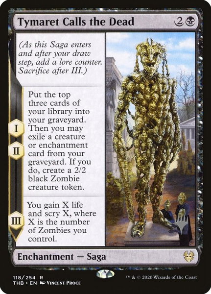 Tymaret Calls the Dead trading card from Promo Pack: Theros Beyond Death Tymaret Calls the Dead - Promo Pack: Theros Beyond Death Magic: The Gathering trading card