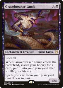 Gravebreaker Lamia - Promo Pack: Theros Beyond Death (PPTHB) #98p - Rare Magic: The Gathering Trading Card