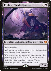 Erebos, Bleak-Hearted - Promo Pack: Theros Beyond Death (PPTHB) #93p - Mythic Magic: The Gathering Trading Card