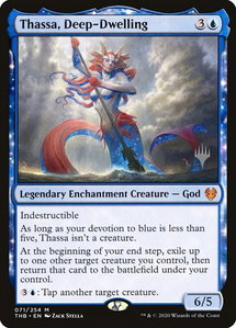 Thassa, Deep-Dwelling - Promo Pack: Theros Beyond Death (PPTHB) #71p - Mythic Rare Magic: The Gathering Trading Card