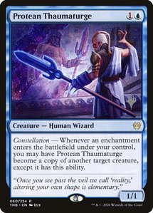 Protean Thaumaturge - Promo Pack: Theros Beyond Death (PPTHB) #60p - Rare Magic: The Gathering Trading Card