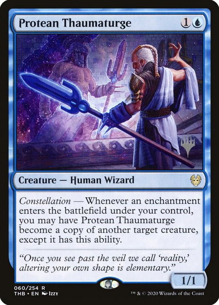 Protean Thaumaturge - Promo Pack: Theros Beyond Death Magic: The Gathering trading card