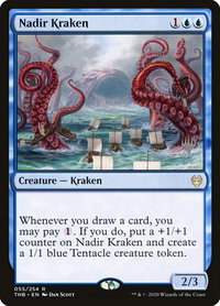 Nadir Kraken - Promo Pack: Theros Beyond Death (PPTHB) #55p - Rare Magic: The Gathering Trading Card