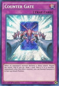 Counter Gate - The Dark Side of Dimensions Movie Pack: Secret Edition (MVP1-ENS) #MVP1-ENS10 - Secret Rare YuGiOh Trading Card