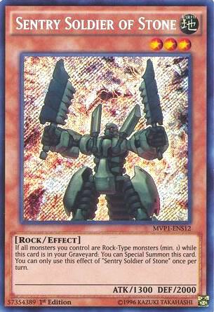 Sentry Soldier of Stone - The Dark Side of Dimensions Movie Pack: Secret Edition YuGiOh trading card