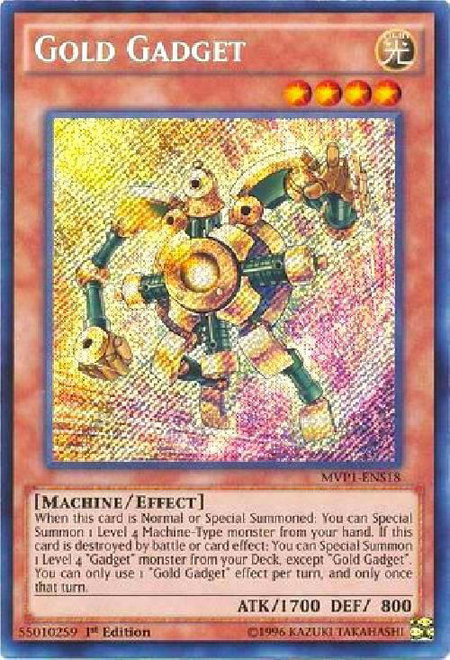 Gold Gadget - The Dark Side of Dimensions Movie Pack: Secret Edition YuGiOh trading card